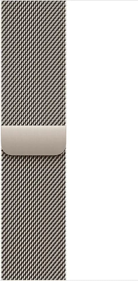 Apple Watch Band - Milanaise Armband - 40 mm - Natur - One Size (passt den meisten Handgelenken)