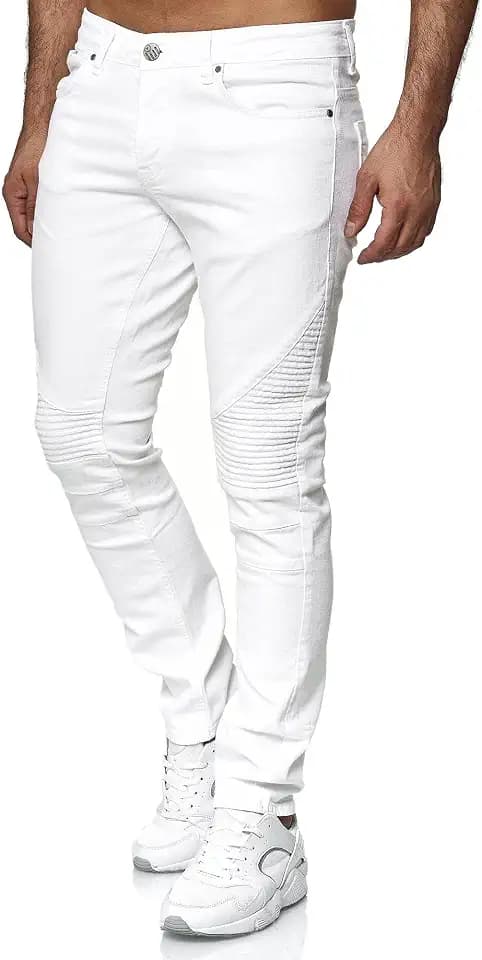 Tazzio Jeans Herren Slim Fit Biker Destroyed Look Stretch Jeanshose Hose Denim 16517
