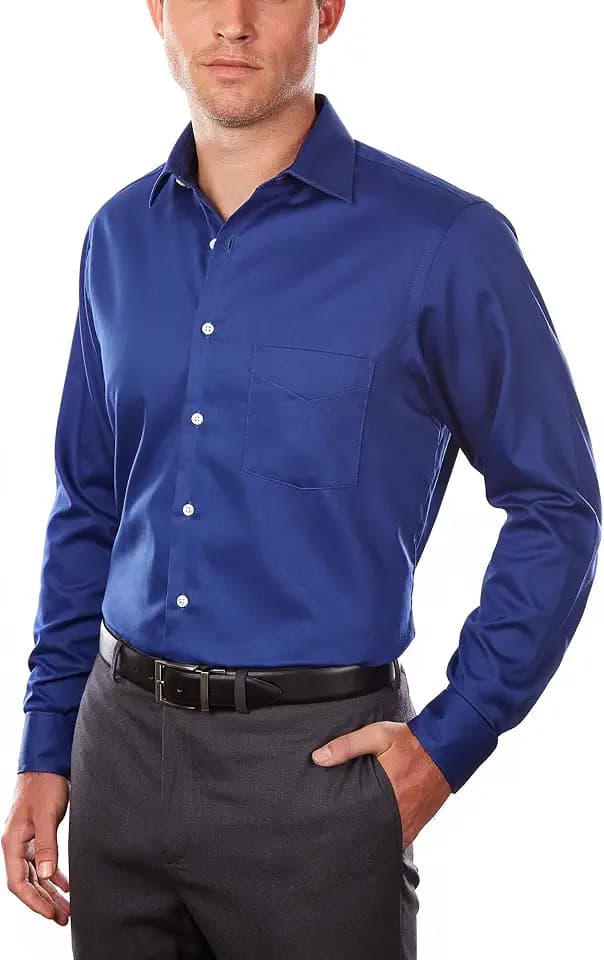 Van Heusen Men's Lux Sateen Stretch