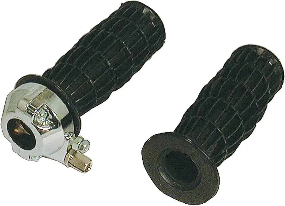 Stens New Twist Grip Set 260-224 Compatible with Handle Needs to be Over 7/8" for a Better fit, Adhesive May be Needed, Deluxe Throttle Assembly with Dummy Grip, Uses Barrel or Ball Type Cable Ends