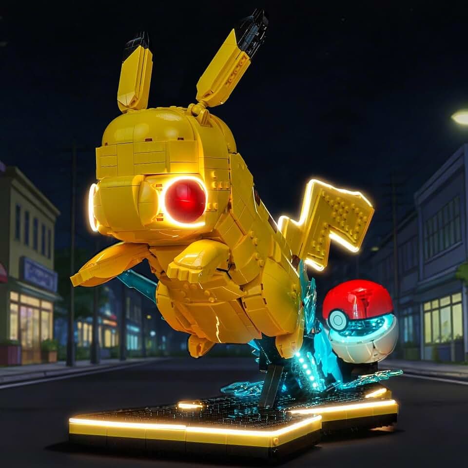 LED Lighting Compatible with LEGO 72152 Pikachu and Ball - JUST Lights,Light Kit Compatible with LEGO Pikachu Ball 72152,NOT Included The Model
