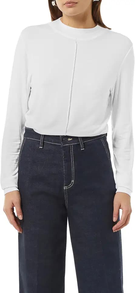 COMMA Langarmshirt mit Nahtdetail