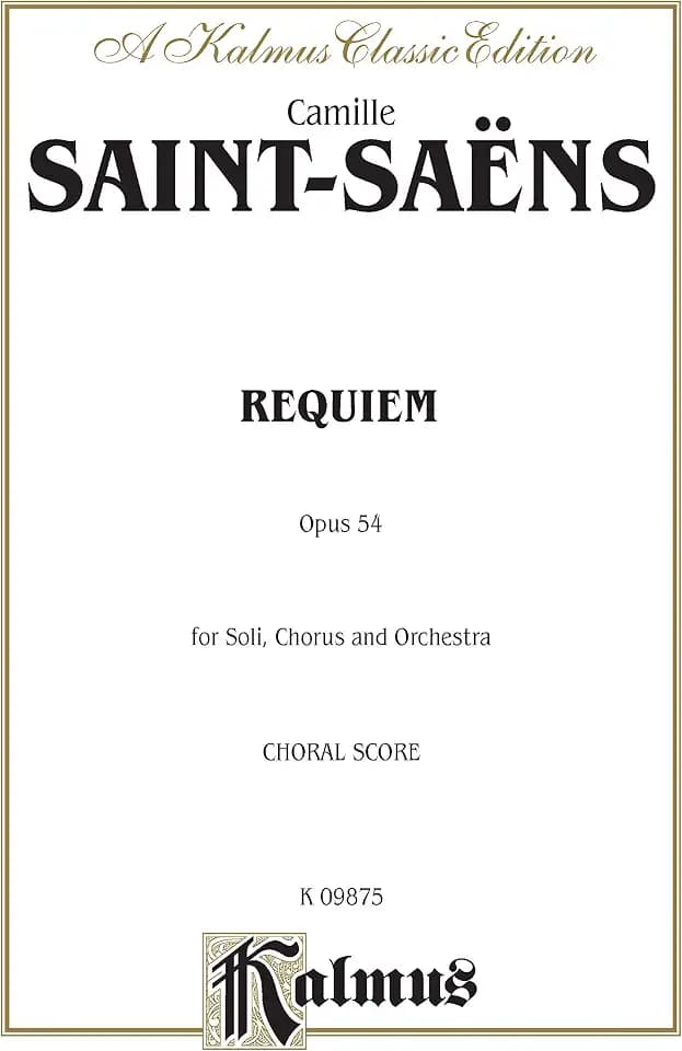 Requiem, Op. 54: SATB with SATB Soli (Orch.) (Latin Language Edition) (Kalmus Edition) (Latin Edition)