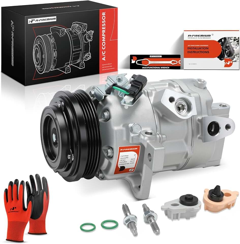 A-Premium Air Conditioner AC Compressor with Clutch