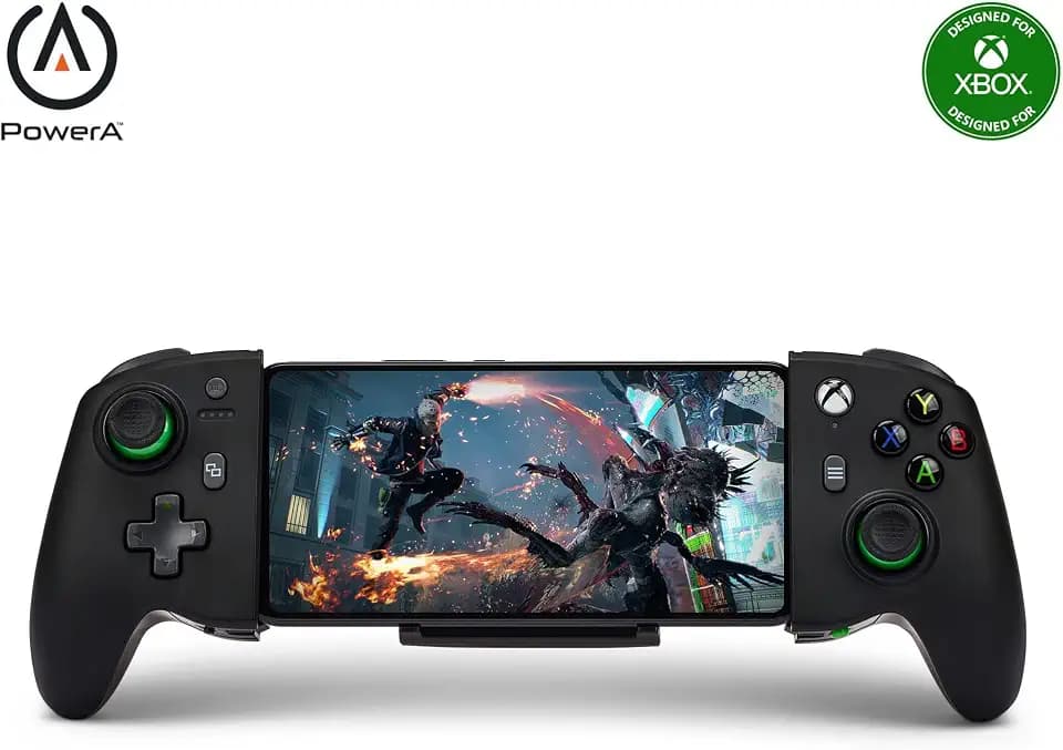 PowerA MOGA XP7-X Plus Bluetooth Video Game Controller for Android and PC, Telescoping Gamepad, Mobile Gaming