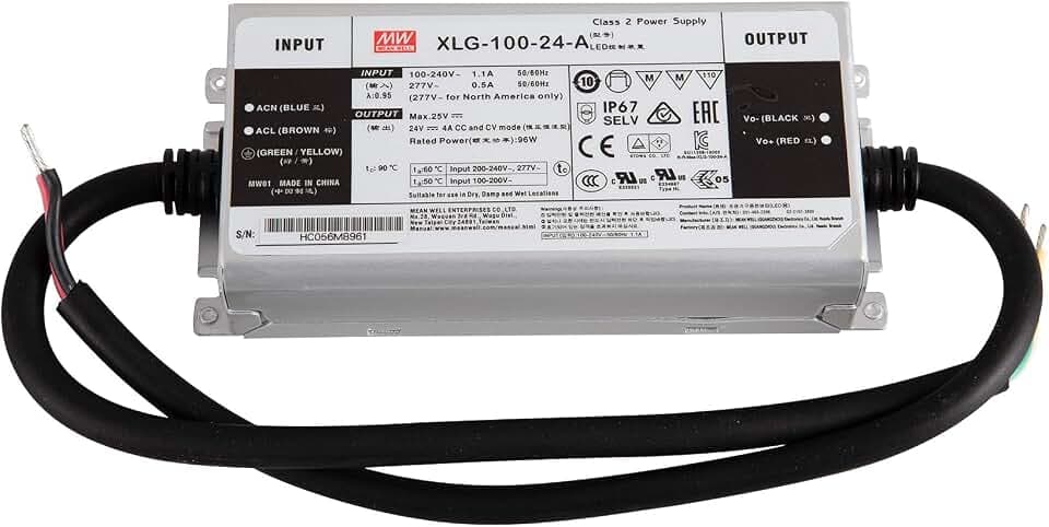 Mean Well XLG-100-24-A LED Trafo 96W 24V DC für LED Beleuchtung