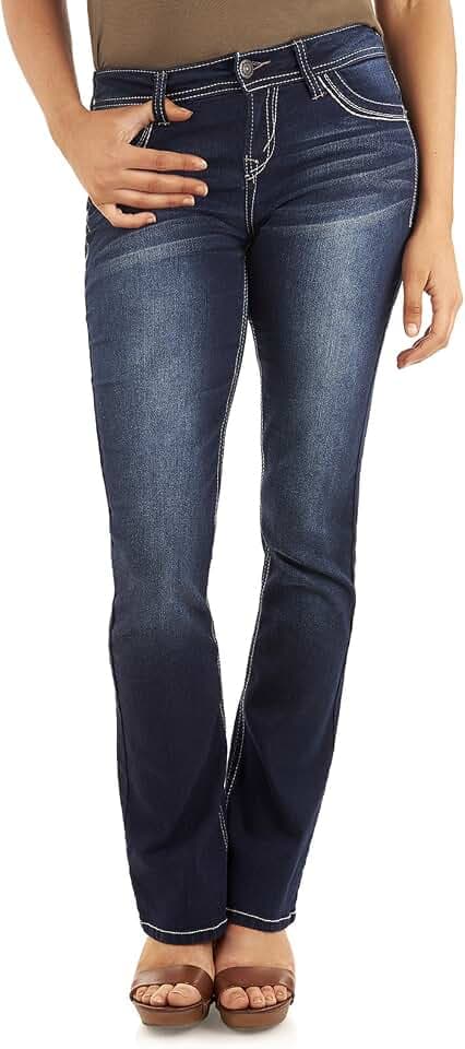 WallFlower Legendary Bootcut Jeans for Women, Size 0 to 24