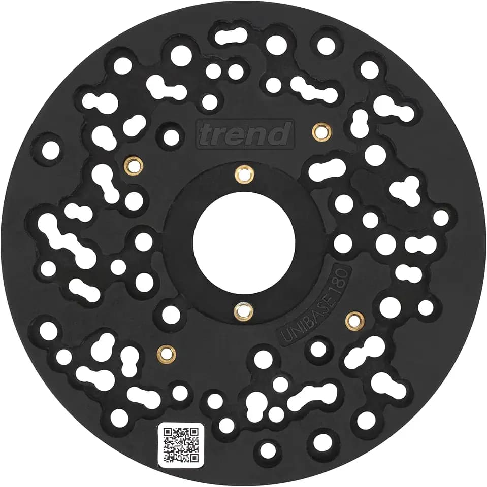 Trend Große Universal-Tauchsägegrundplatte, 180mm, Erweiterte Kompatibilität für 12mm Tauchfräsen, UNIBASE/180