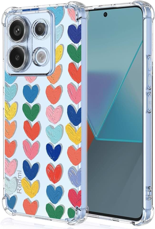 XINYEXIN Transparente Hülle für Xiaomi Redmi Note 13 Pro 5G/Poco X6 5G