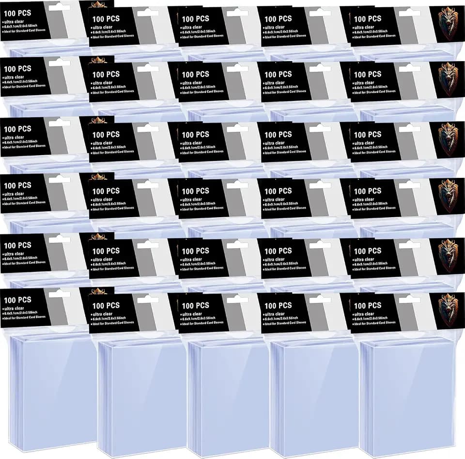 3000 Counts Card Sleeves for Trading Cards,Soft Penny Card Sleeves,Clear Plastic Standard Size Card Protectors for MTG, TCG,Sports Collectibles (Basketball, Baseball, Football)(3000)