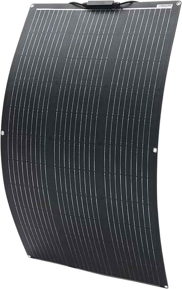 100W 12V Solarpanel Flexibel ETFE Monokristalline Flexible Photovoltaik Solarmodul IP67 Wasserdicht für Wohnmobil Wohnwagen Boot Van Marine Yacht Auto 12V Batterien