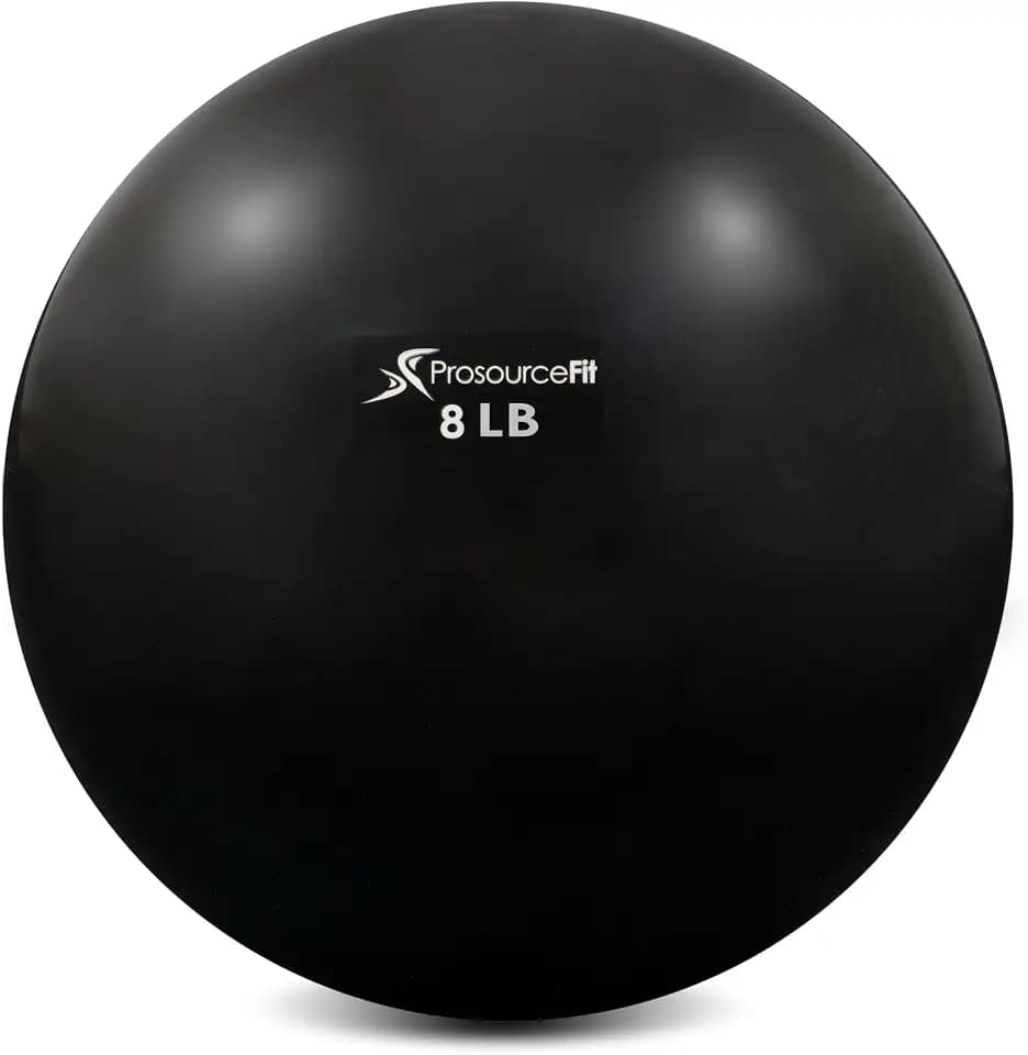 ProsourceFit Gewichtete Trainingsbälle für Pilates, Yoga, Krafttraining und Physiotherapie, 0,9 kg bis 3,6 kg, farbkodiert