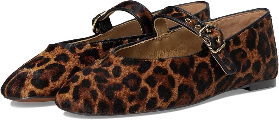 Madewell Womens The Remy Mary Jane Flat in Haircalf