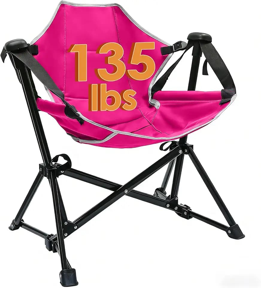 Kids Hammock Chair, Kids Camping Chair, Folding Chair, Pink
