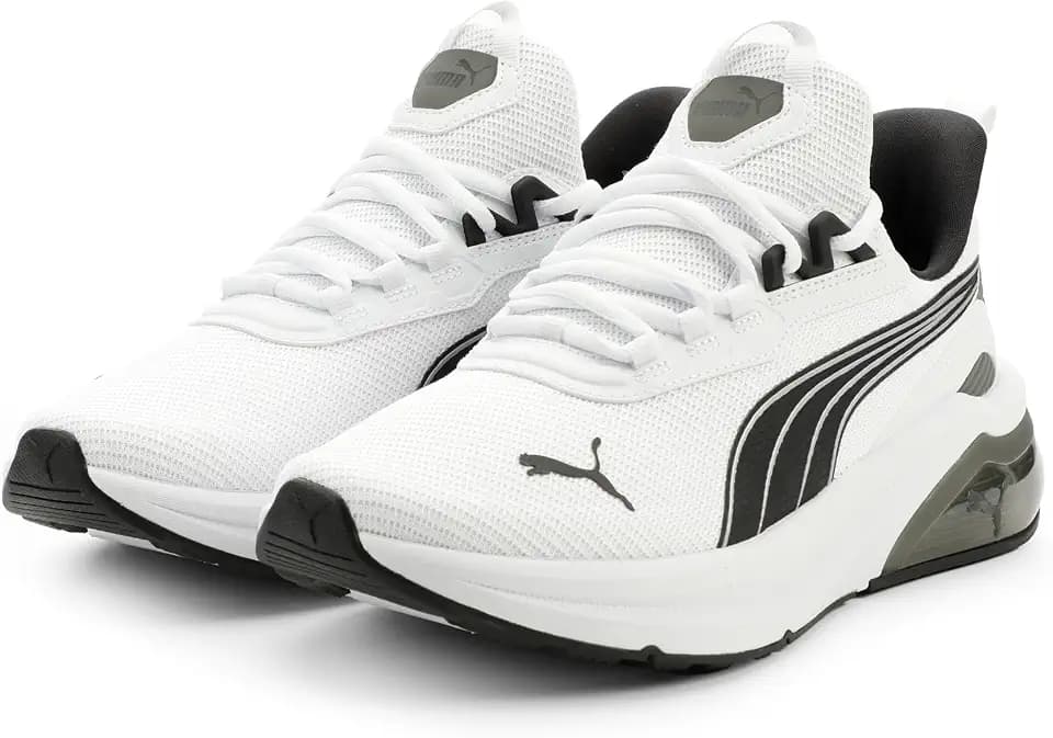 PUMA Mens Seeker Speckle Lace Up Sneakers Shoes Casual - Black