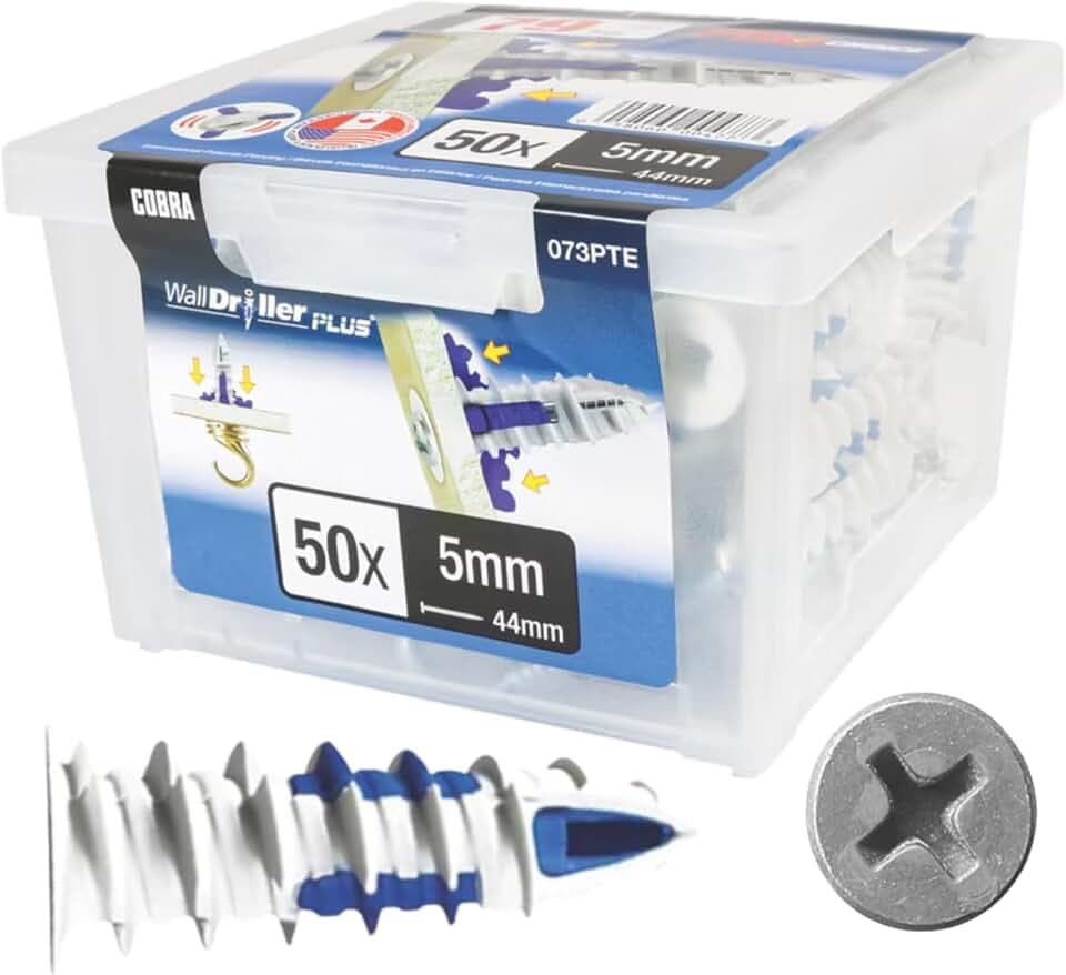 Wall Driller Plus COBRA anchors