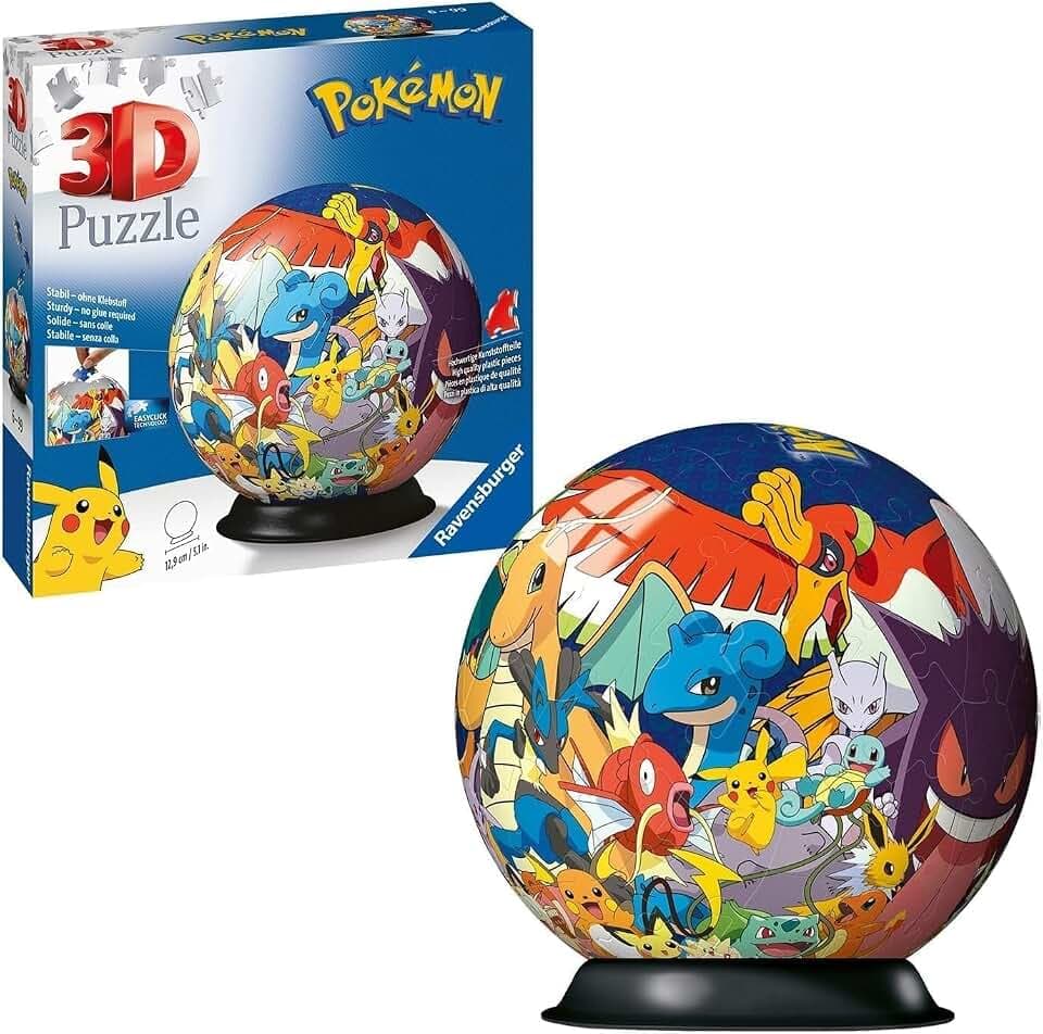 Ravensburger 3D Puzzle-Ball Pokémon - Puzzle ab 6 Jahre