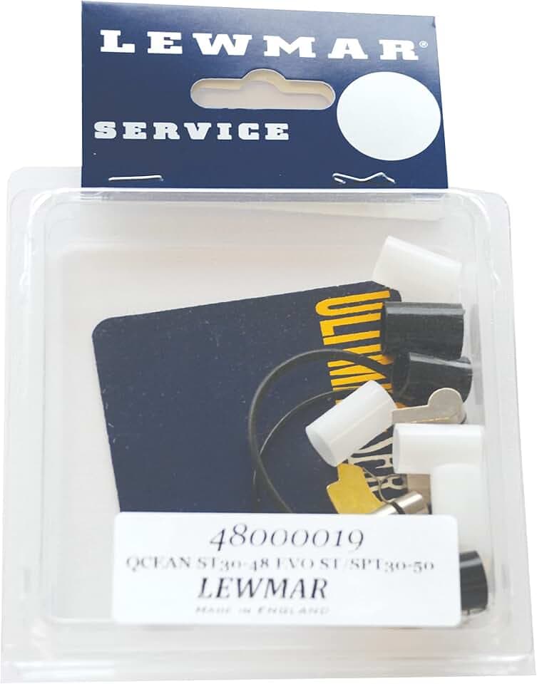 Lewmar Service Kit for Self Tailing 30-48, EVO ST 30-50, SPT30-50 – Service kit for Ocean ST winches size 30-48 and EVO ST winches size 30-50; includes spare spawls, springs, sleeves, o-rings, clamps