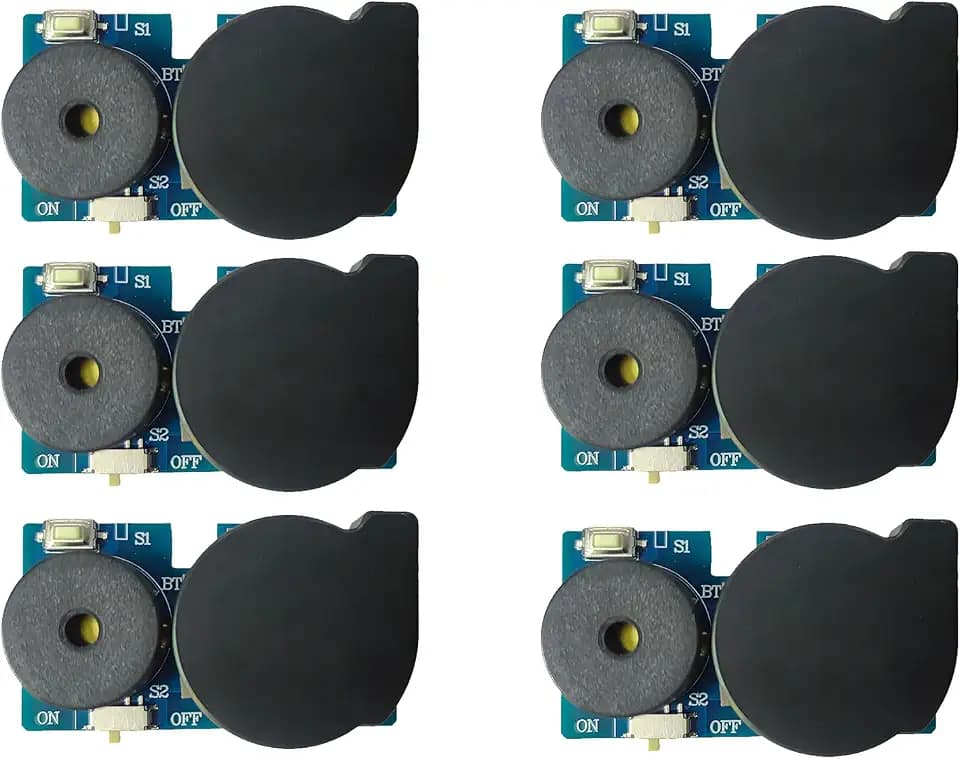 LUKIUP 2/4/6 Stück Mini Cricket Noise Maker Prank, Grillen Geräuschmacher mit 16 Lustigen Geräuschen, Prank Witze, Lustige Streich-Gadgets für Party Hause
