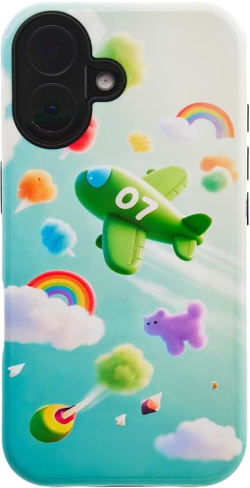 Airplane Case for iPhone 16, MagSafe, Shockproof