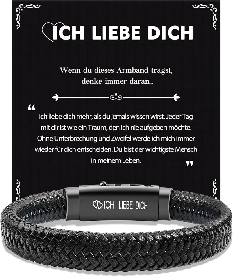 CheersLife Ich Liebe Dich Geschenke für Männer An Meinen Sohn Bruder Mann