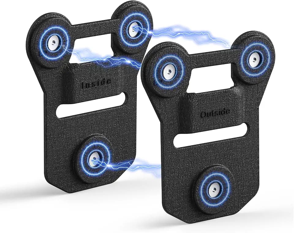 BOBLOV Body Camera Magnet Mount, 6/8pcs Magnets Optional, Suction Back Clip