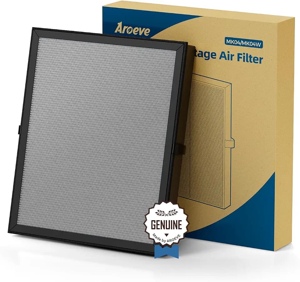 AROEVE MK04 & AP04 Air Filter Replacement-Smoke Version(1 Pack)