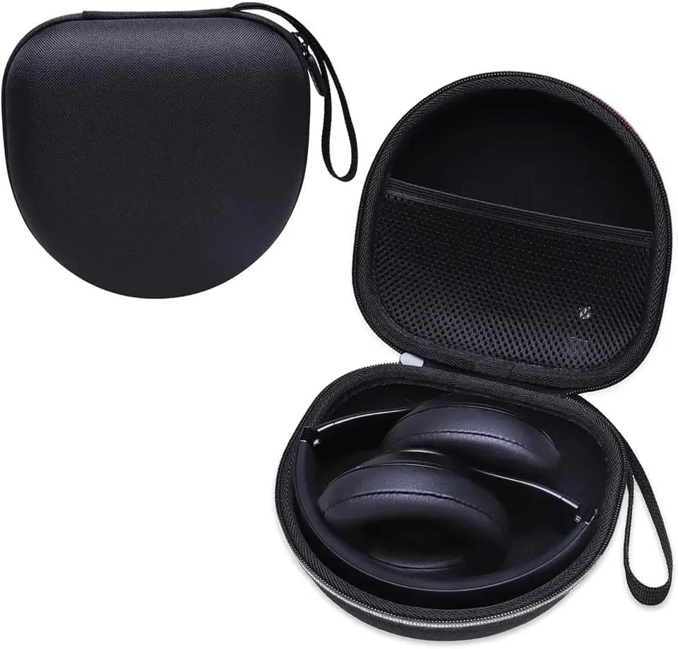 Headphone Case for JLab/Skullcandy/TOZO/Beats/Soundcore Headphones, Black