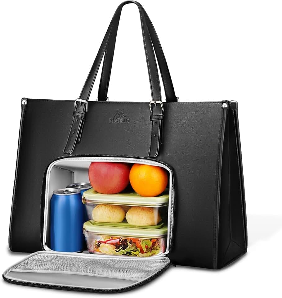 MATEIN Arbeitstasche Damen mit Kühlfach, 15,6 Zoll Laptoptasche Damen