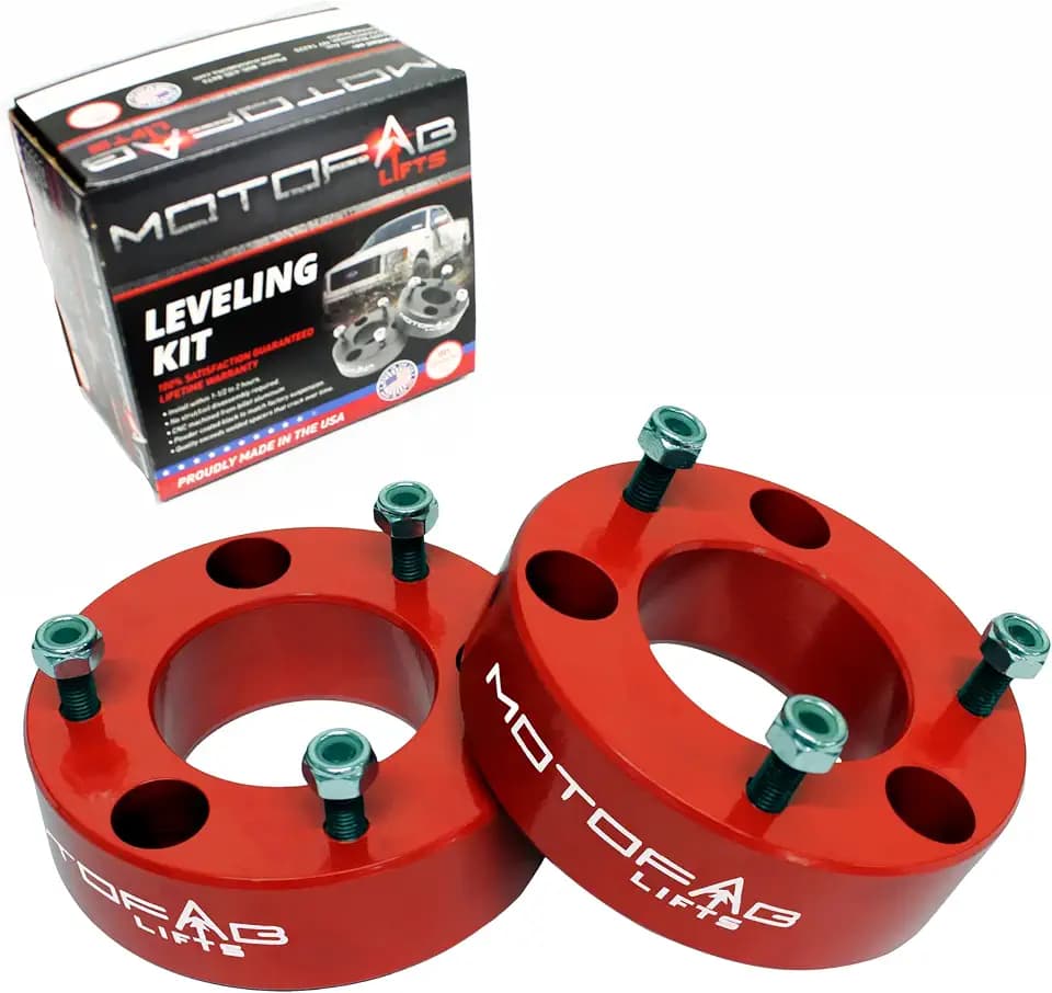 MotoFabLifts F150-2.5RED - 2.5" Front Leveling Lift Kit That fits F150 2.5"