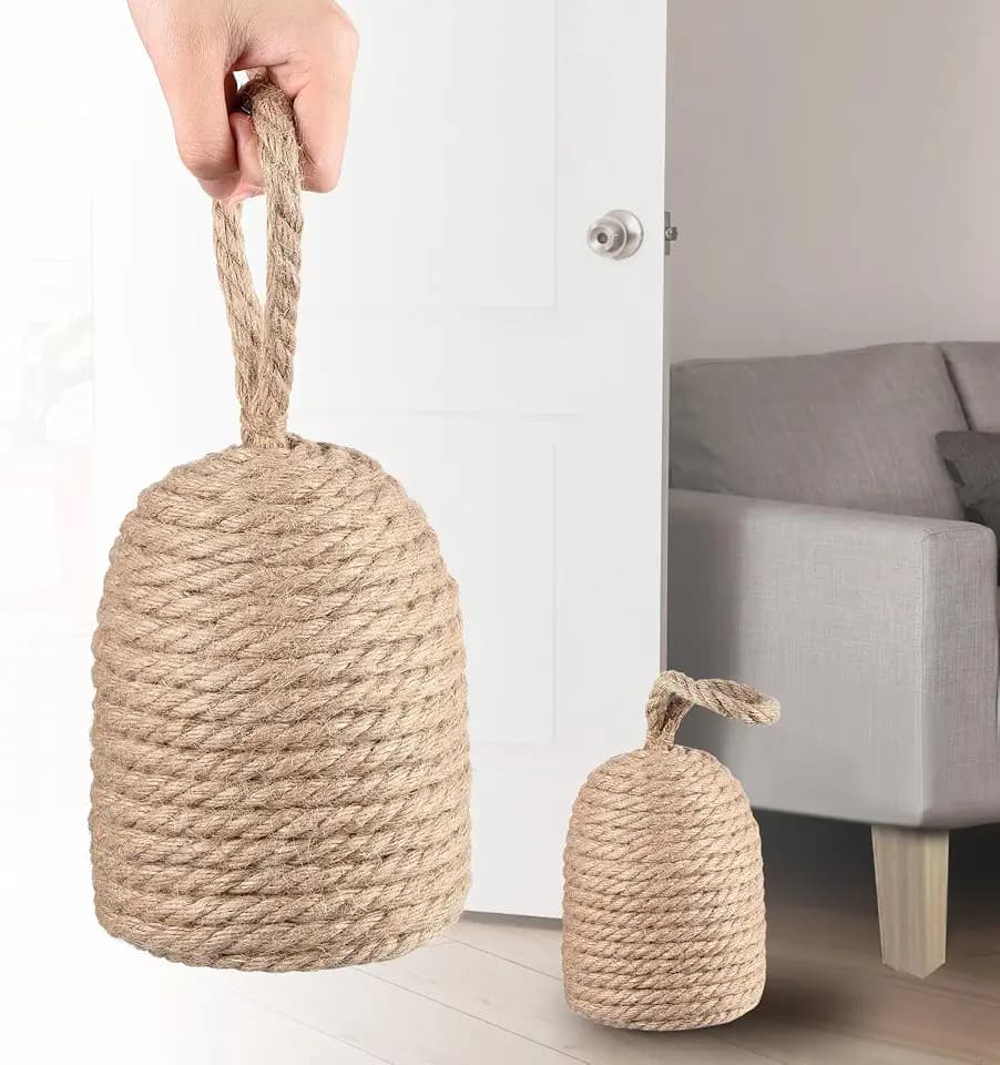 Jingmore 2 Pcs 5.4lb Decorative Weighted Door Stopper for Bottom of Door