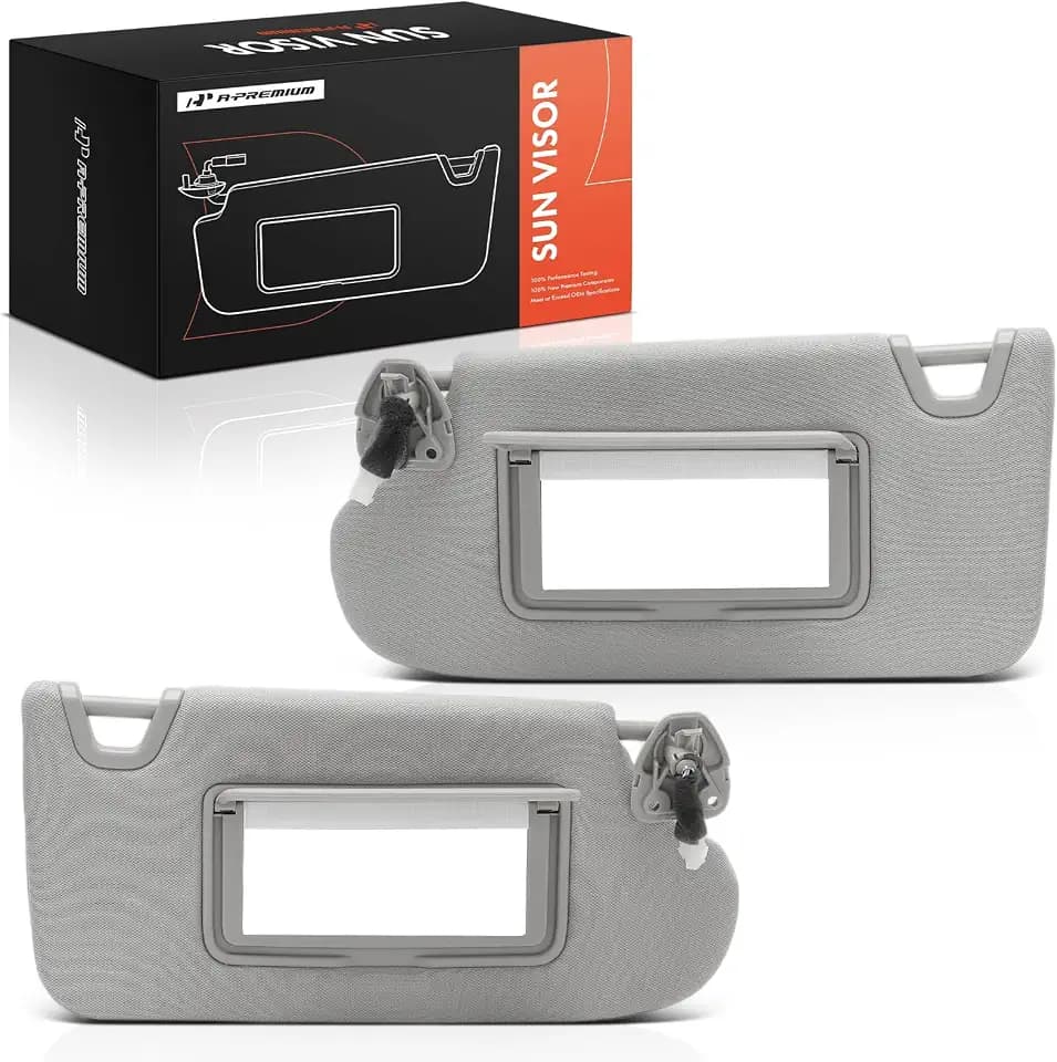 A-Premium Driver & Passenger Side Sun Visor Compatible with Nissan Altima