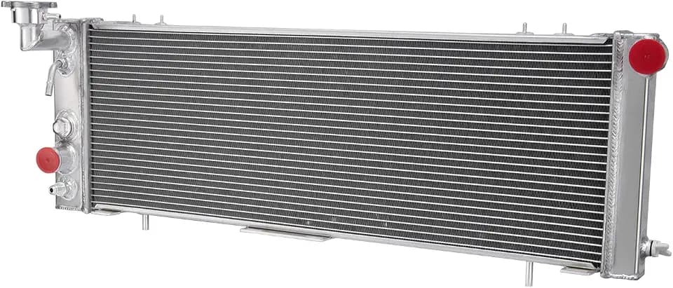 3-Row Aluminum Radiator | TIG-Welded Heavy-Duty | High-Efficiency Cooling Direct Fit for 1991-2001 Jeep Cherokee Comanche Wagoneer 2.5L/4.0L