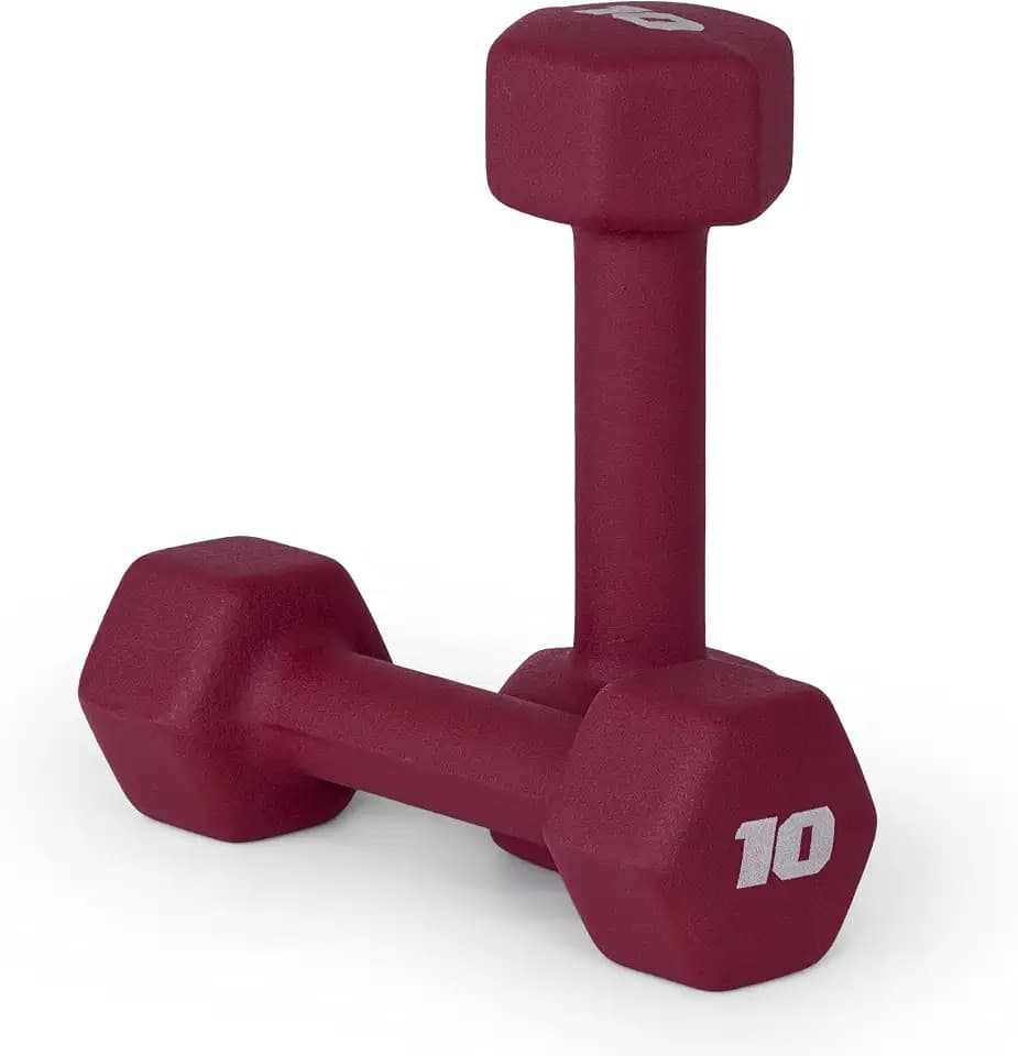 CAP Barbell Neoprene Dumbbell Weights Pairs & Sets | Color Series