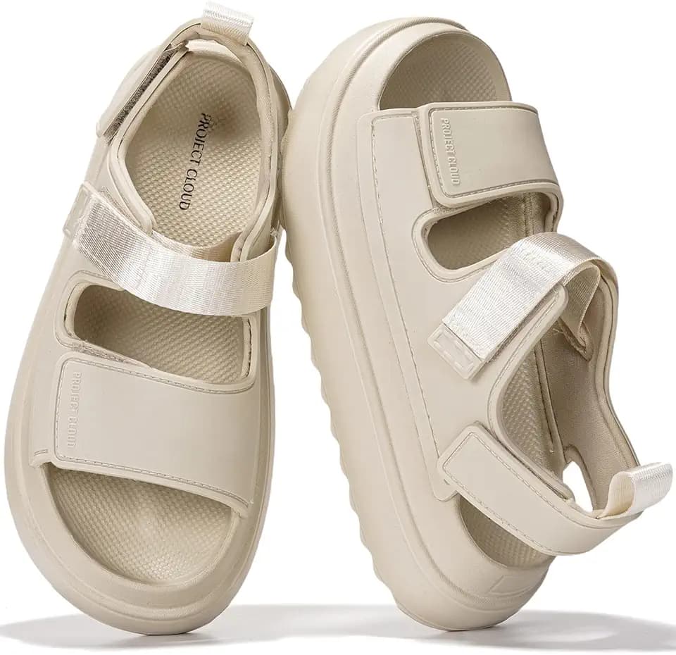 Platform sandals for women Womens sandals with soft insole-Platform sandals