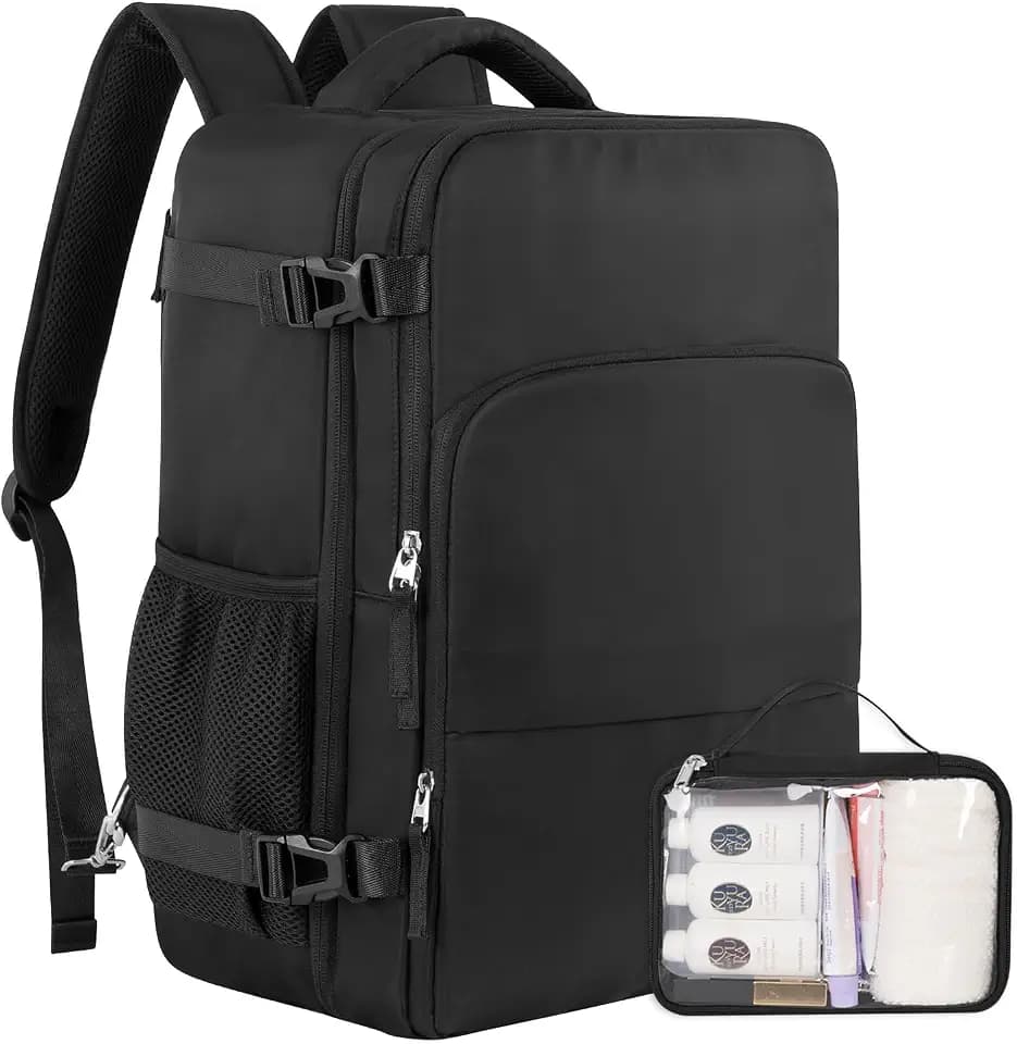 Sinaliy Travel Backpack for Men Women, Airline Approved Personal Item Bag