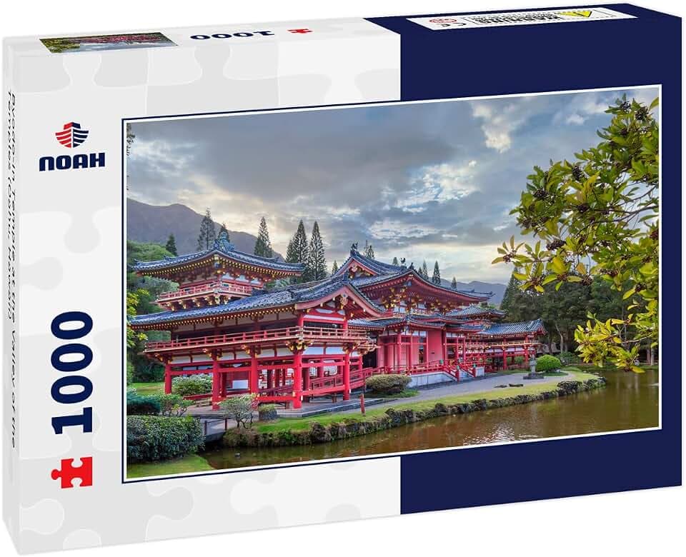 Noah Jigsaw Puzzle Byodo-in Temple at The Valley of The Temples (Oahu, Hawaii) 1000 Pieces