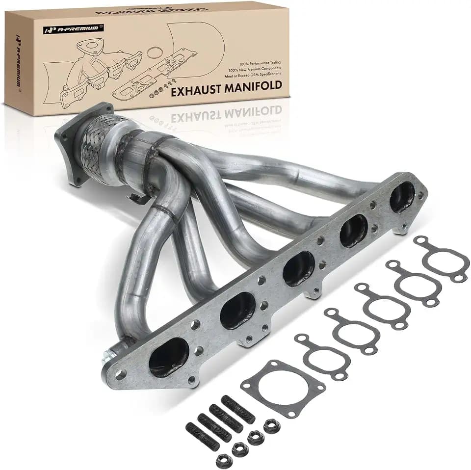 A-Premium L5 2.4L Exhaust Manifold Kit with Gasket Compatible with Volvo