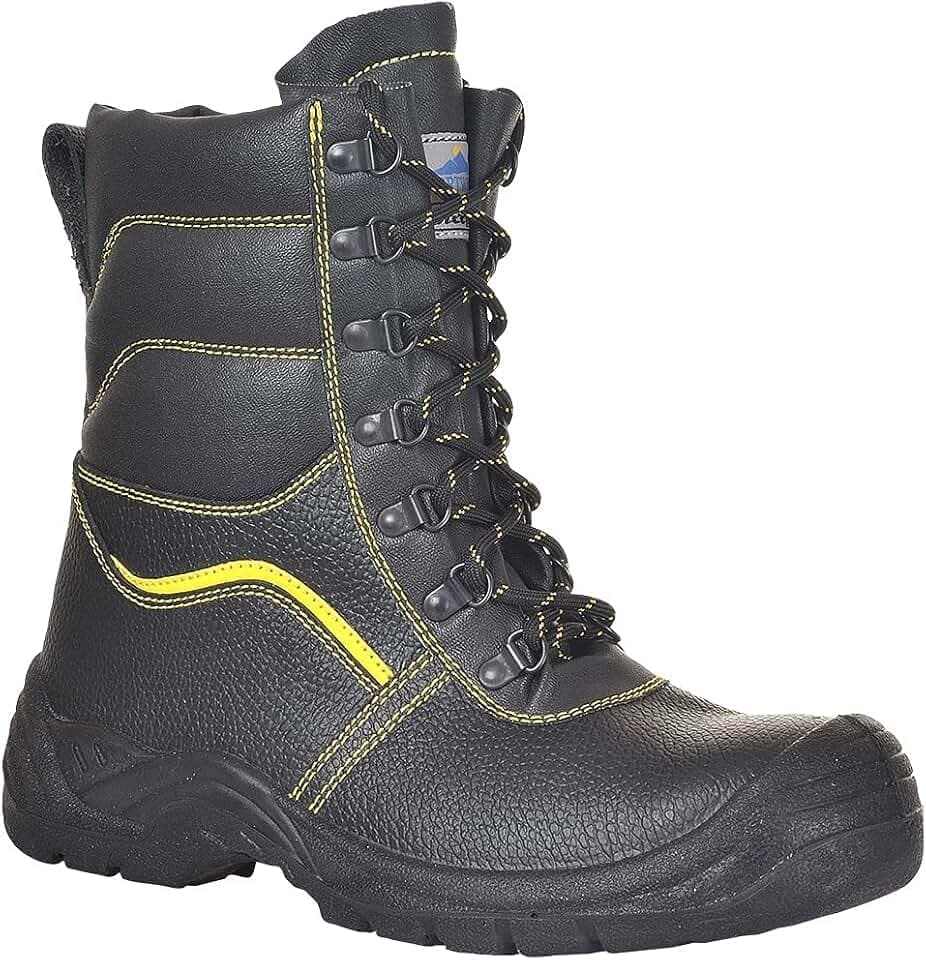 Steelite™ fellgefütterter Sicherheitsstiefel S3, Farbe: Black, Größe: 45 - FW05BKR45