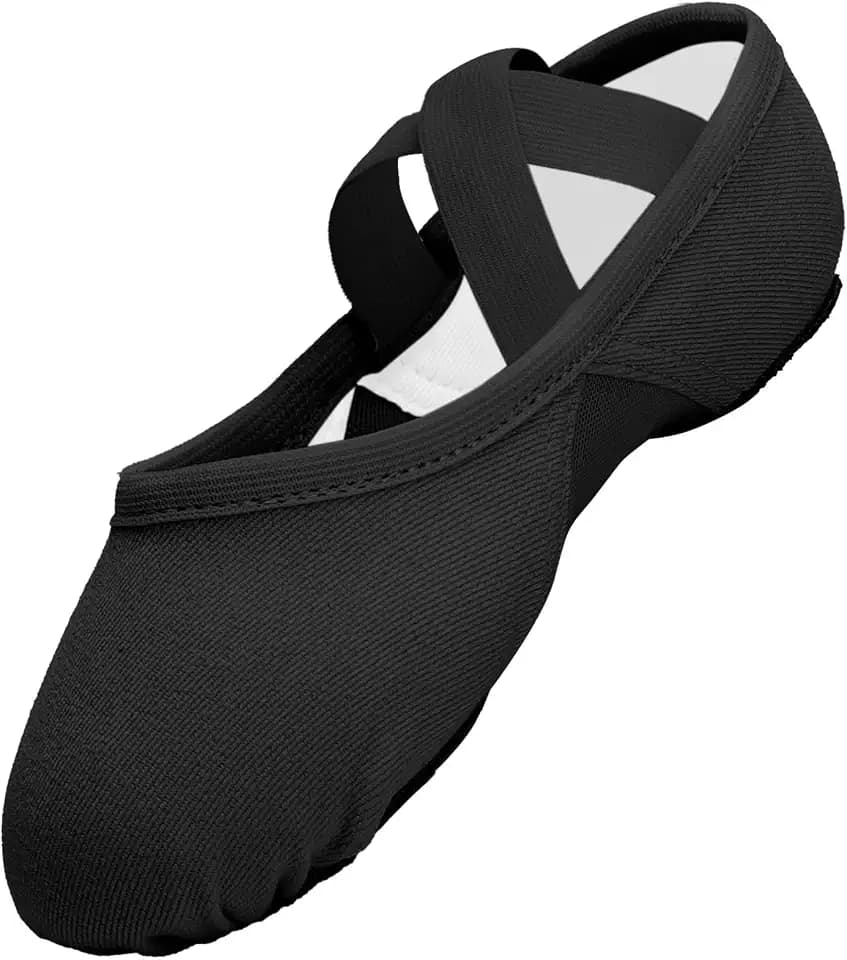 Ballettschuhe Damen Mädchen, Elastische Tanzschuhe Split Sohle, EU 25-44