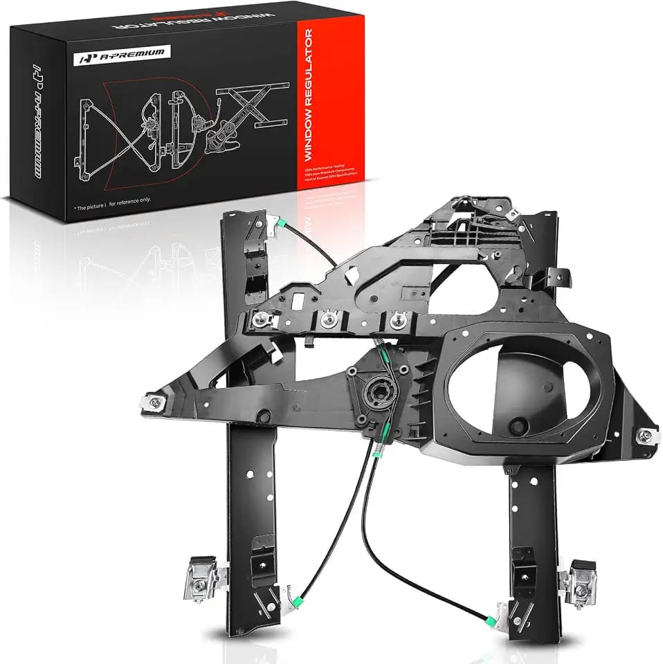 A-Premium Power Window Regulator Front Driver Side Without Motor