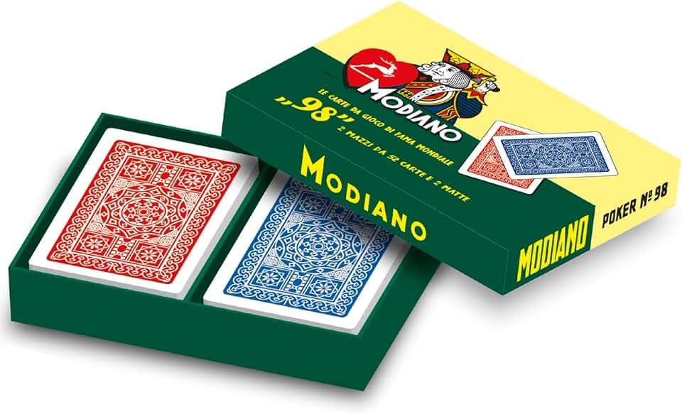 Modiano Rommé 98 Spielkarten im Karton