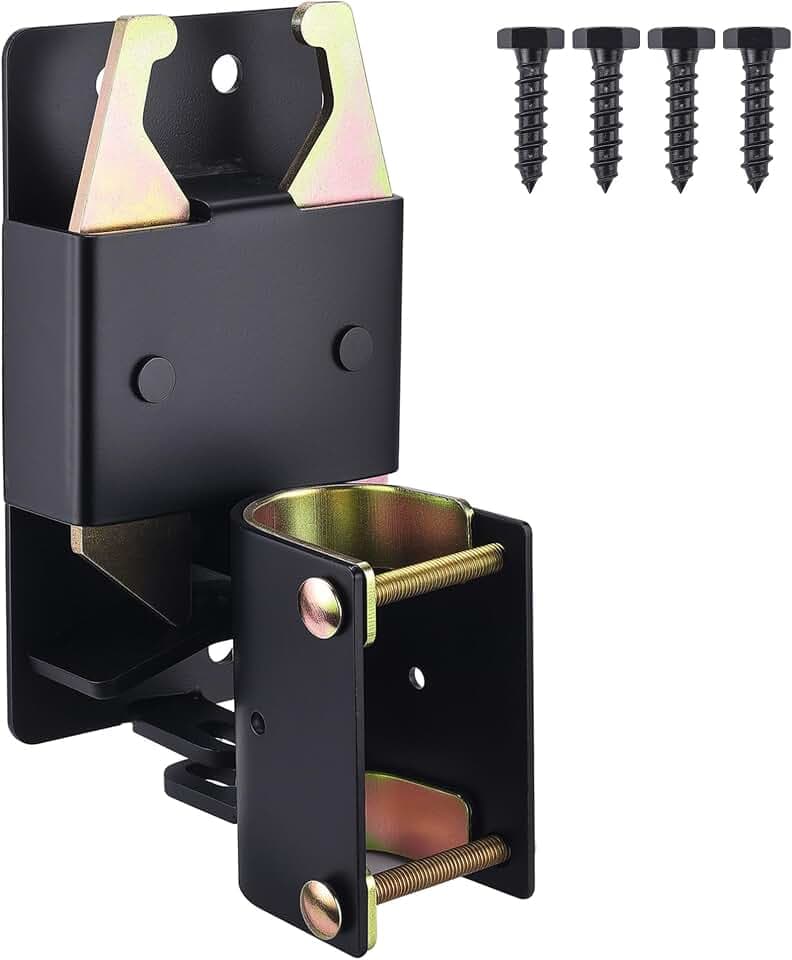 2-Way Farm Gate Latch, Heavy Duty Fence Latch for Metal Tube Gates