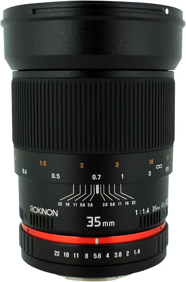 Rokinon 35mm f/1.4 Lens for Canon Cameras