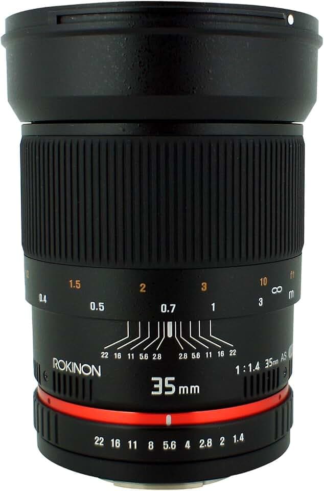 Rokinon 35 mm f/1.4 Festobjektiv für Canon-Kameras