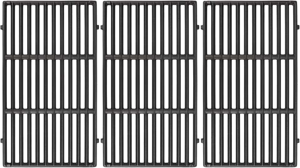Grill Grates for Weber Genesis II - GS4 Cooking Grate Replacements for Weber 66089 66097, Cast Iron, 18.75"