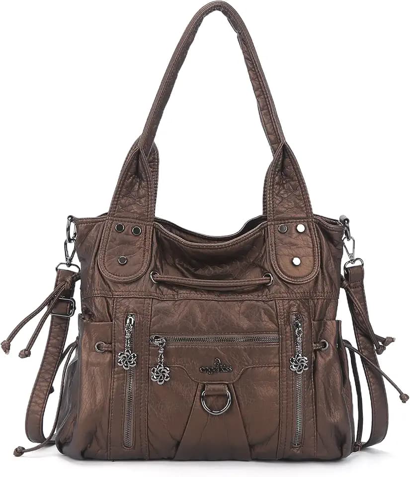 Angel Kiss Hobo Bags for Women Fashion Shoulder Bag Ladies Purses and Handbags Roomy Tote Bags Purse with Crossbody Strap