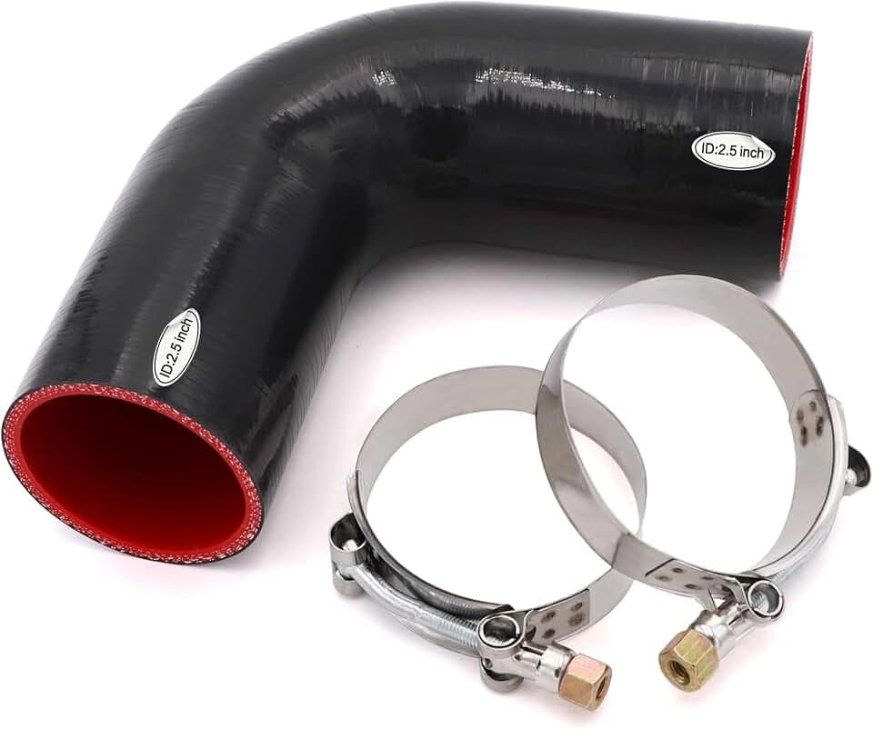 90 Degree Elbow Coupler Silicone Hose 4-Ply ID 2 1/2-inch(64mm)