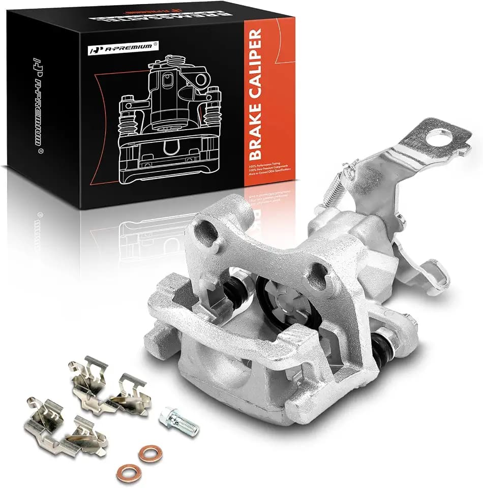 A-Premium Rear Left Driver Disc Brake Caliper with Bracket