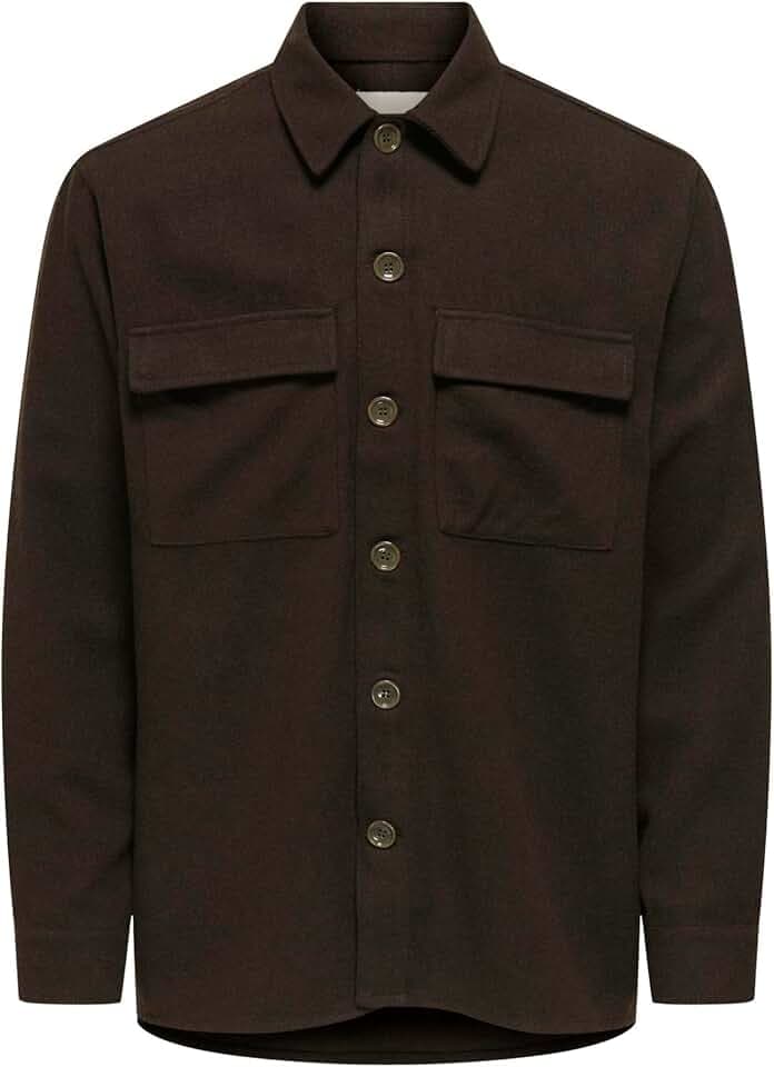 Only & Sons Male Overshirt ONSPAUL Overshirt